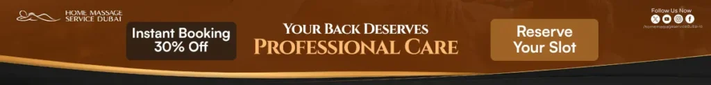 Book a professional home massage service in Dubai with an instant 30% discount and expert back pain relief from experienced therapists.